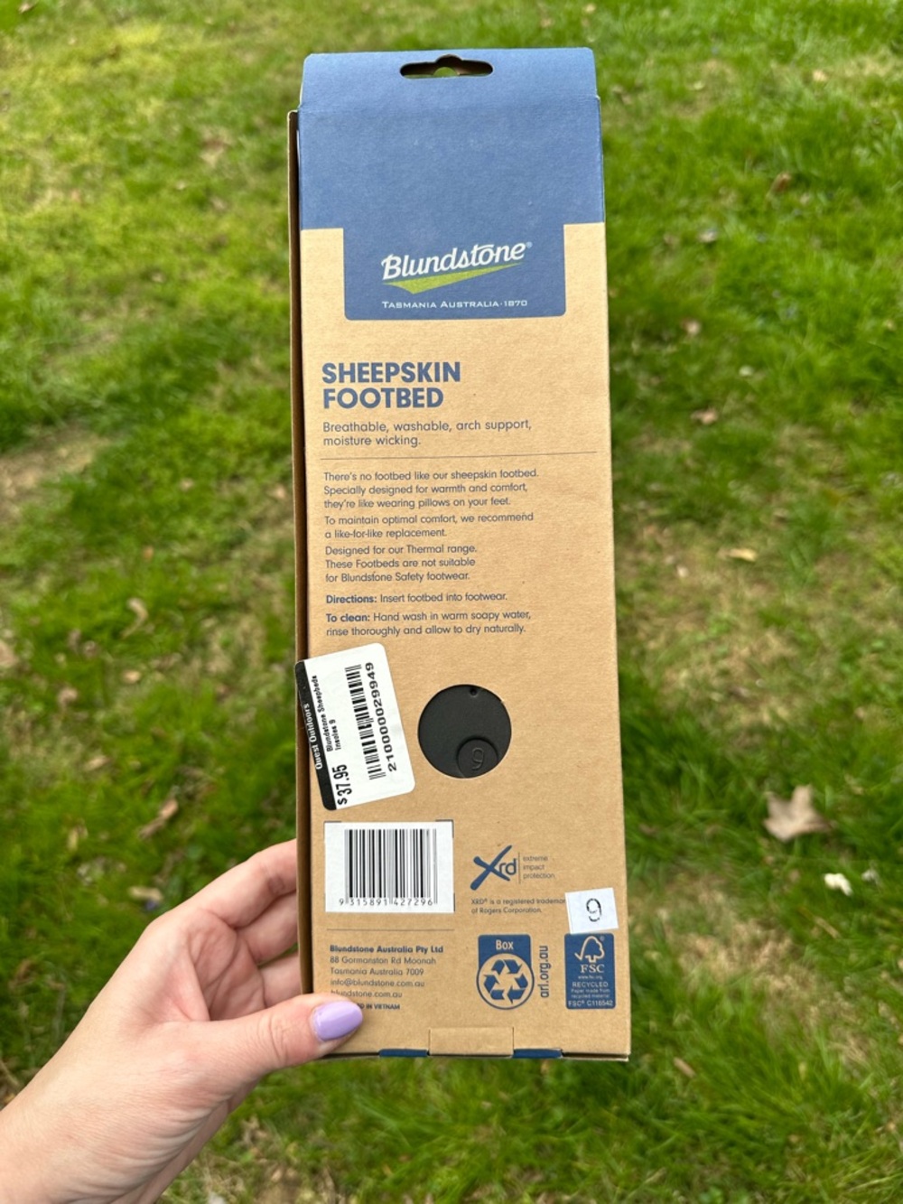 Blundstone sheepskin footbed insoles BRAND NEW - Picture 2 of 4